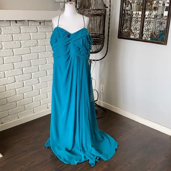 bridesmaid dresses by jordan Light Blue Floral Pleated Maternity Maxi Dress – PinkBlush main image 1
